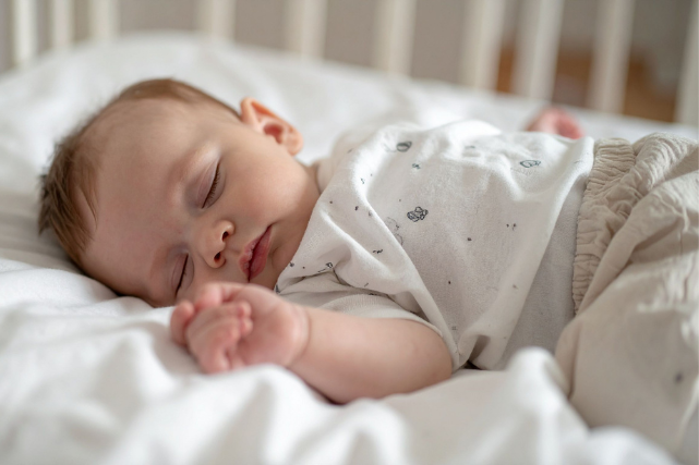 Un bébé endormi