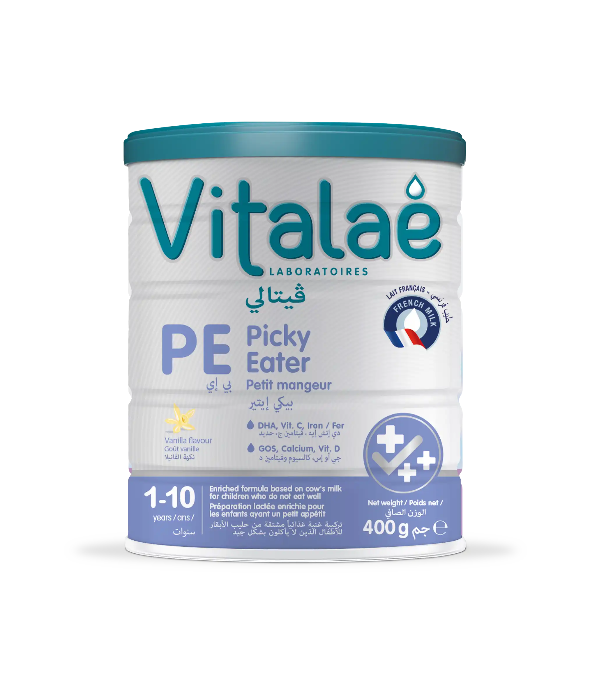 Picky Eater est une formule enrichie pour les enfants de 1 à 10 ans qui mangent peu ou dont l’alimentation sélective ne fournit pas un régime équilibré nécessaire à une bonne croissance.